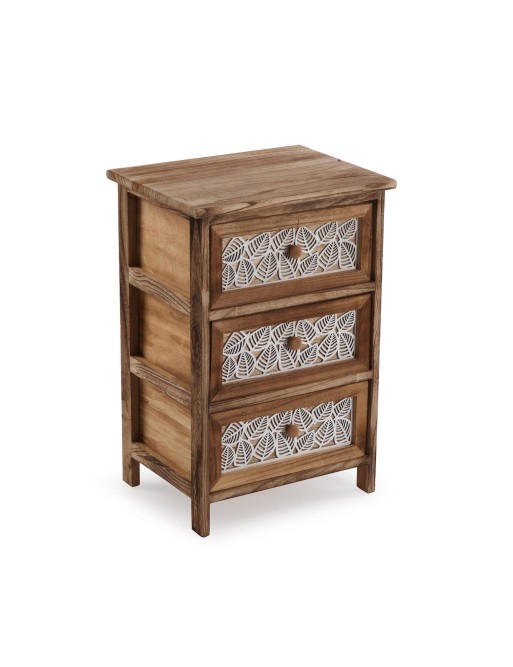 DRAWER UNIT WITH 3 DRAWERS LEAF MODEL SIZE 40X29X58 CM