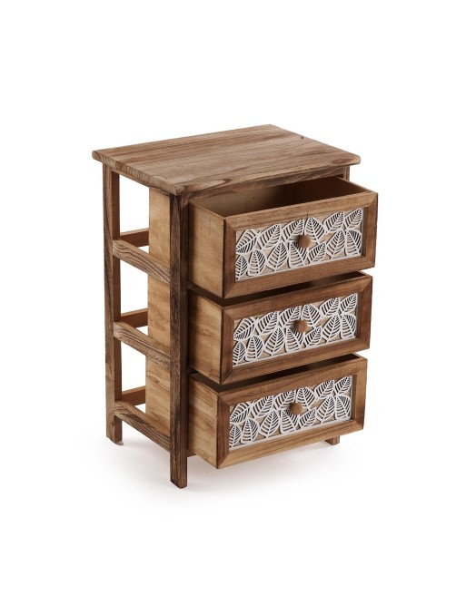 DRAWER UNIT WITH 3 DRAWERS LEAF MODEL SIZE 40X29X58 CM