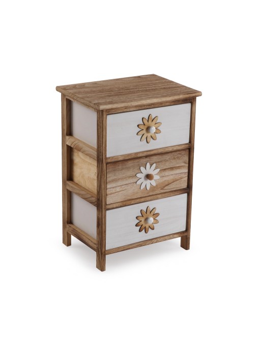 SCHUBLADENSCHRANK MIT 3 SCHUBLADEN MODELL VERDOR 40X29X58 CM SCHUBLADENSCHRANK MIT 3 SCHUBLADEN MODELL VERDOR 40X29X58 CM