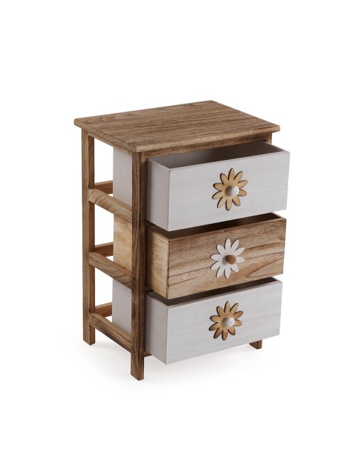 DRAWER UNIT WITH 3 DRAWERS MODEL VERDOR 40X29X58 CM