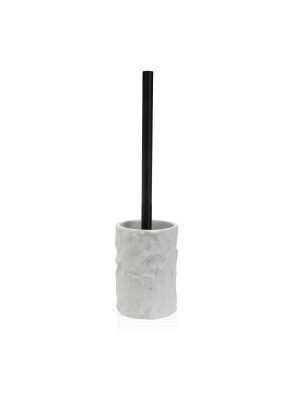 BATHROOM TOILET BRUSH HOLDER MODEL ROCA BLANCA