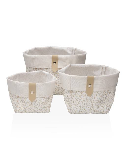 SET OF 3 SQUARE BASKETS MODEL ONDARA SET OF 3 SQUARE BASKETS MODEL ONDARA