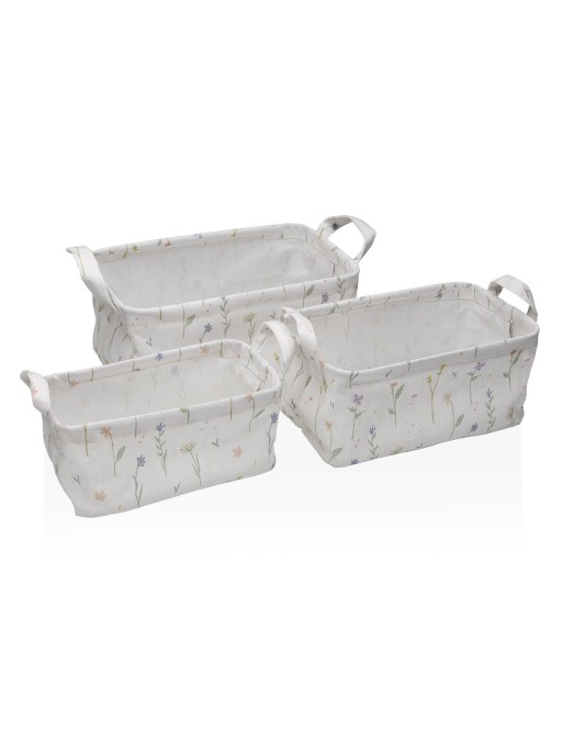 SET MIT 3 RECHTECKIGEN KÖRBEN MODELL LOIRA