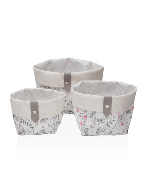 SET MIT 3 QUADRATISCHEN KÖRBEN MODELL CELIRA