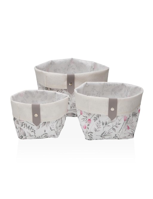 SET DE 3 CESTAS CUADRADAS MODELO CELIRA