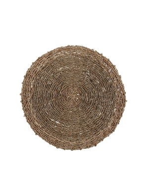 ROUND PLACEMAT OR SINGLE TABLECLOTH MODEL WATER HYACINTH