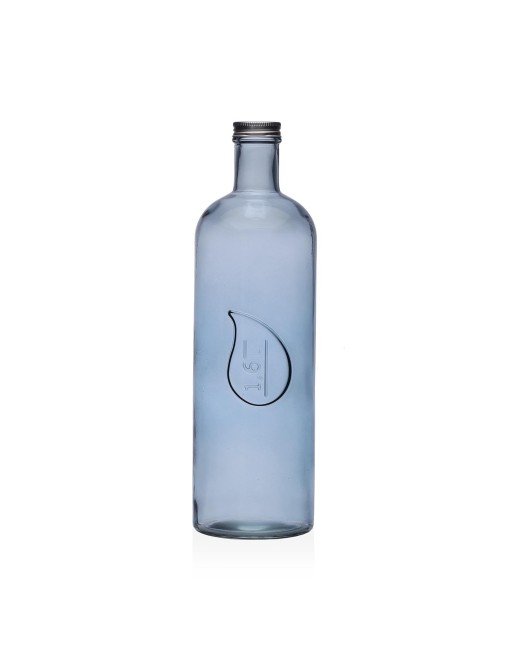 BOTELLA DE 1600ML MODELO GOTA AGUA AZUL