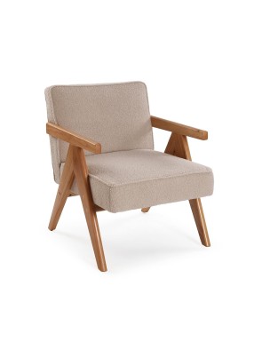 SILLON CON REPOSABRAZOS MODELO ADAI BEIGE