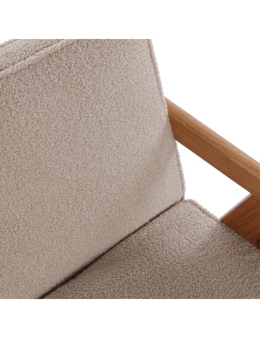 ADAI BEIGE SESSEL MIT ARMLEHNEN