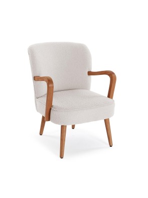 SILLON CON REPOSABRAZOS COLOR BLANCO MODELO KAY