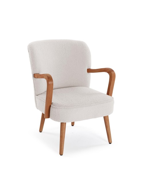 SILLON CON REPOSABRAZOS COLOR BLANCO MODELO KAY