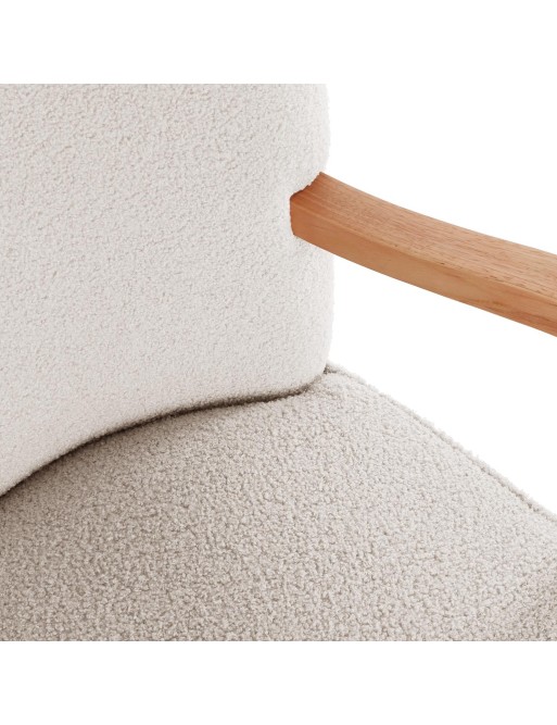 SILLON CON REPOSABRAZOS COLOR BLANCO MODELO KAY