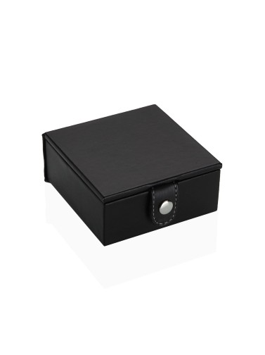 JOYERO CON DOS COMPARTIMENTOS MODELO NEGRO