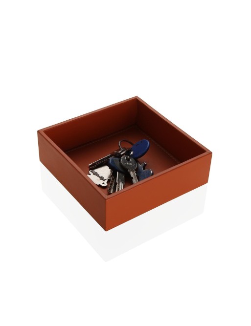 POCHE COULEUR TERRACOTTA VIDIER MODÈLE 16x16x5 CM