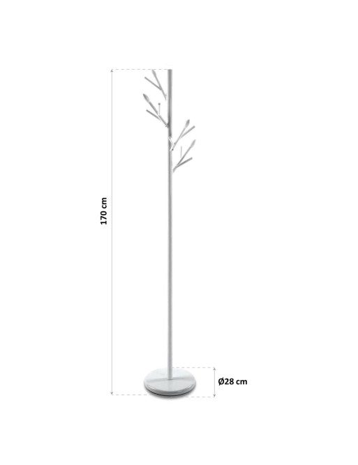 WHITE COAT RACK MODEL RAMA