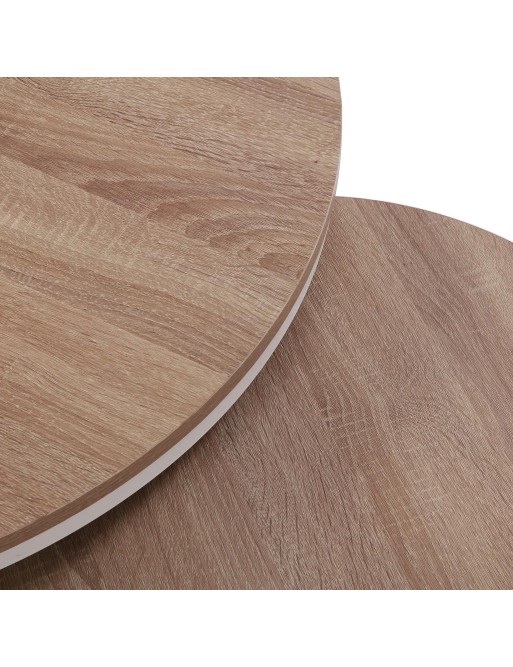 ZWEI WEISSE ANDREA BEISTELLTISCHE