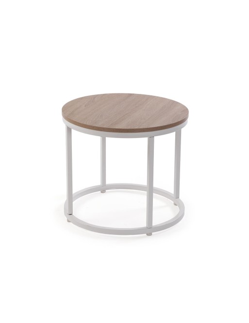 ZWEI WEISSE ANDREA BEISTELLTISCHE