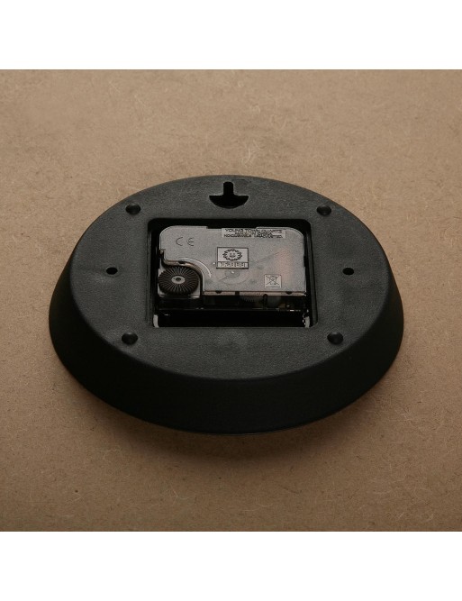 WELTMODELL WANDUHR 76,5 CM AUS HOLZ