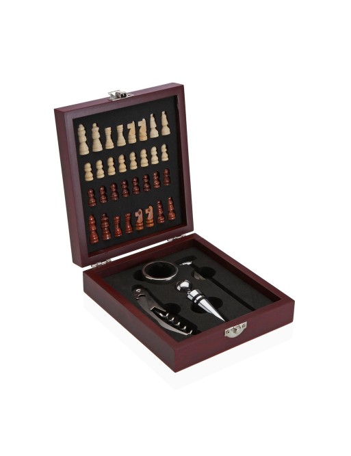 ENSEMBLE AVEC ACCESSOIRES DE VIN MODÈLE TABLE D’ÉCHECS ENSEMBLE AVEC ACCESSOIRES DE VIN MODÈLE TABLE D’ÉCHECS