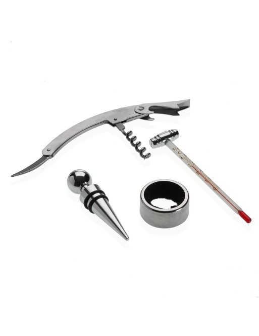 SET MIT WEINZUBEHÖR MODELL SCHACHTISCH