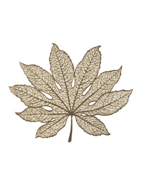 NAPPERON OU NAPPE SIMPLE MODÈLE FEUILLE D’OR