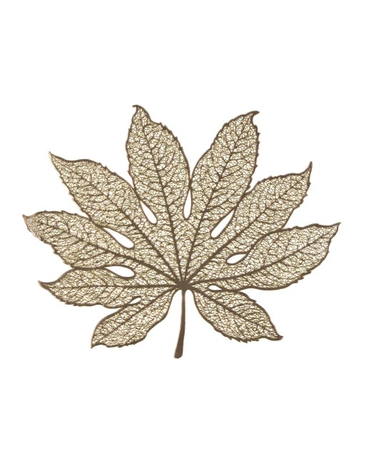 NAPPERON OU NAPPE SIMPLE MODÈLE FEUILLE D’OR