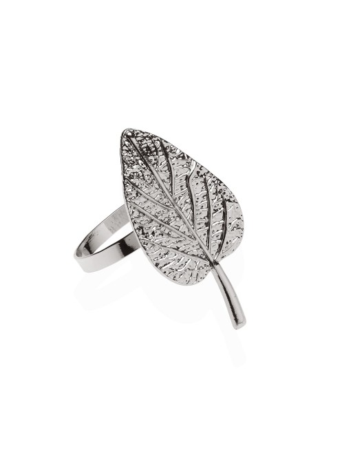 NAPKIN HOLDER SILVER LEAF MODEL