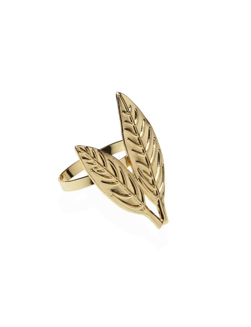 NAPKIN HOLDER MODEL TWO LEAVES GOLD