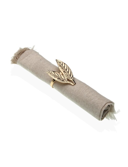 NAPKIN HOLDER MODEL TWO LEAVES GOLD