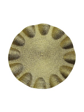 RUNDES RUNDES TISCHSET ODER TISCHDECKE MODELL GOLD