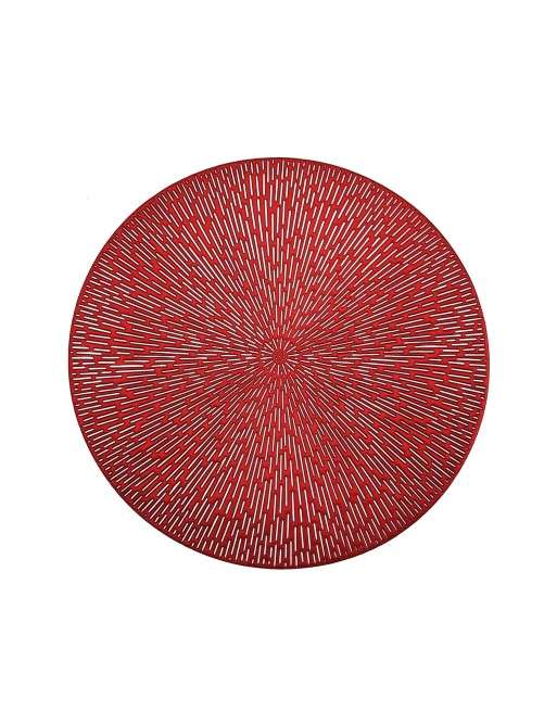 SET DE TABLE OU NAPPE SIMPLE MODÈLE RED GRID
