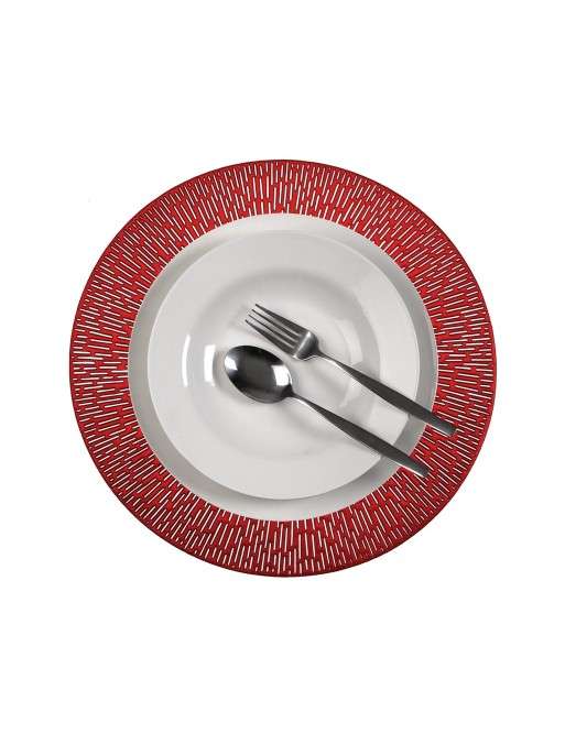 SET DE TABLE OU NAPPE SIMPLE MODÈLE RED GRID
