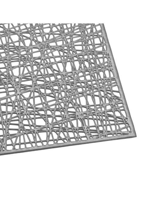 SILVER-COLORED PLACEMAT MODEL ESTRUC
