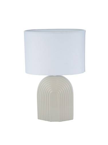 LAMPE DE TABLE MONOCHROMATIQUE ARC-EN-CIEL BEIGE