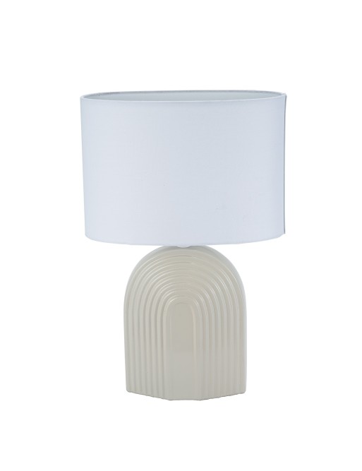 LAMPE DE TABLE MONOCHROMATIQUE ARC-EN-CIEL BEIGE