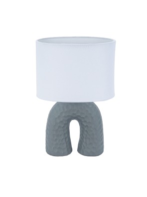 LAMPARA DE MESA MODELO EMA GRIS