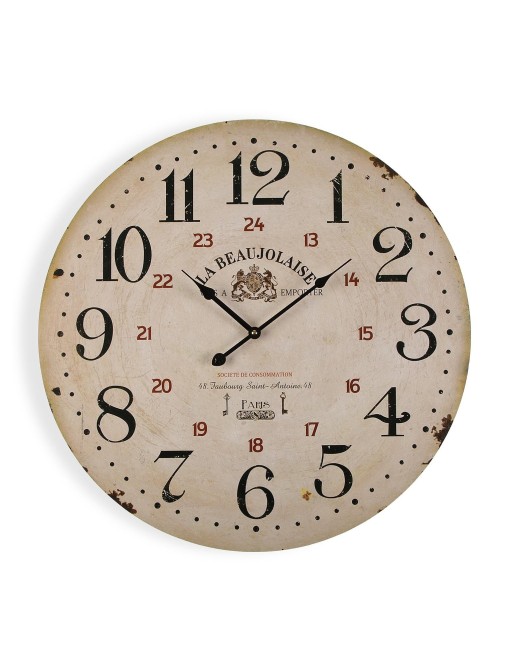 RELOJ DE PARED DE MADERA 58 CM MODELO EMPORTER RELOJ DE PARED DE MADERA 58 CM MODELO EMPORTER