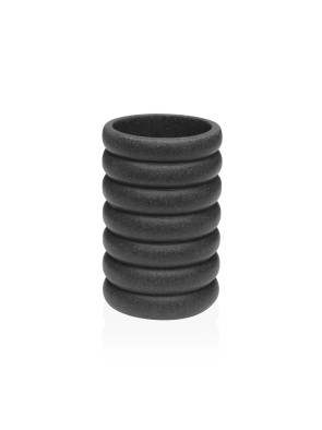 VASO PARA CEPILLOS COLOR GRIS MODELO ISMA