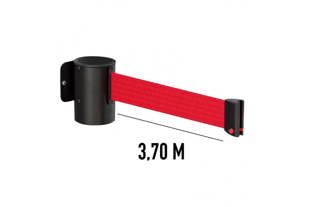 Wall Extendable / Retractable belt posts 3,7 meters