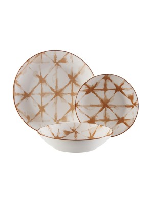 18-PIECE CRUZELA YELLOW TABLEWARE