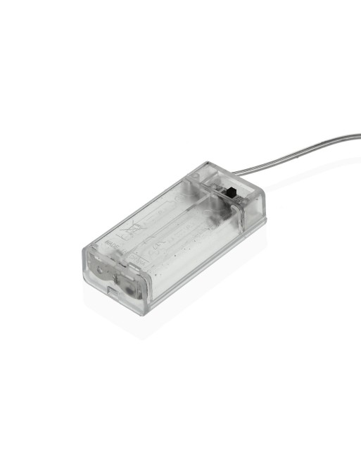 RAMO PLATEADO CON LUCES LED DE 60 CM