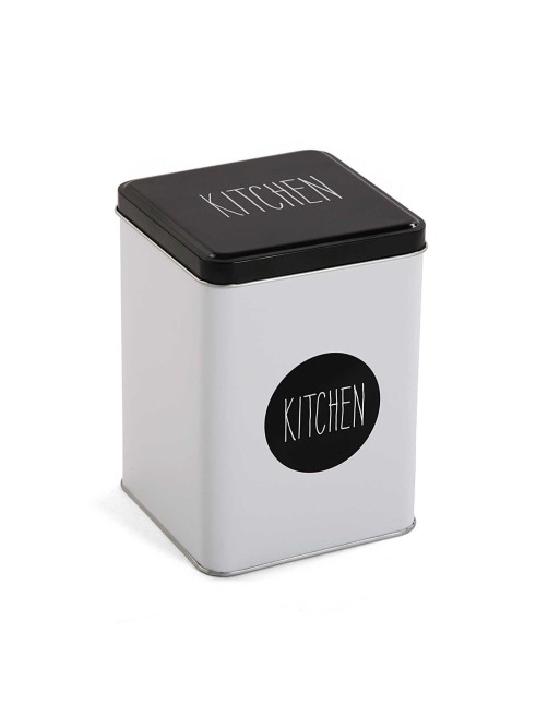 LARGE METAL KITCHEN MODEL JAR