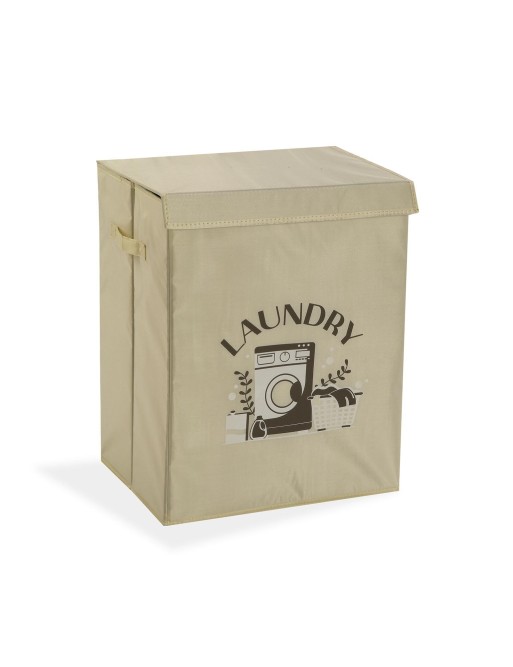 FOLDING LAUNDRY BASKET WHITE MODEL LAUNDRY