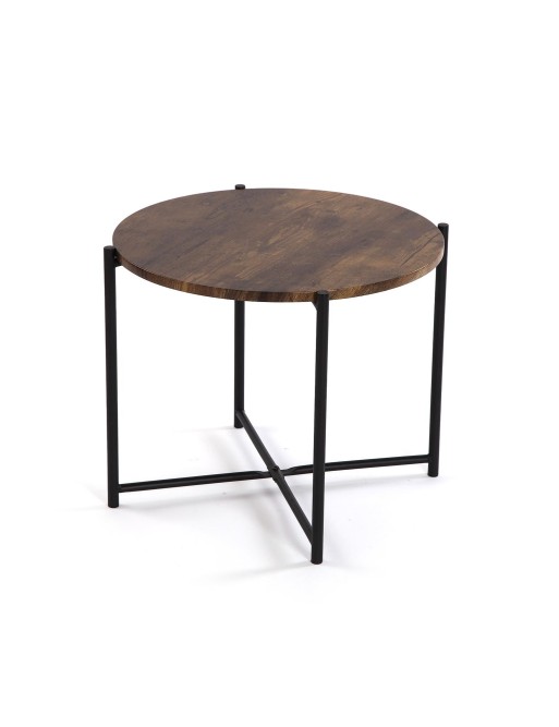 ROUND WOODEN SIDE TABLE FLIX MODEL