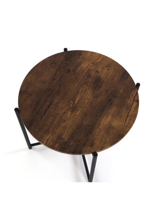 ROUND WOODEN SIDE TABLE FLIX MODEL