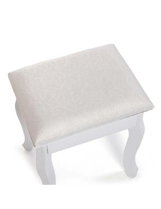 DRESSING TABLE WITH STOOL AND WHITE LED LIGHTS MODEL PARIS