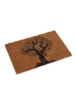 FELPUDO DE ENTRADA MODELO ARBOL DE LA VIDA BLACK