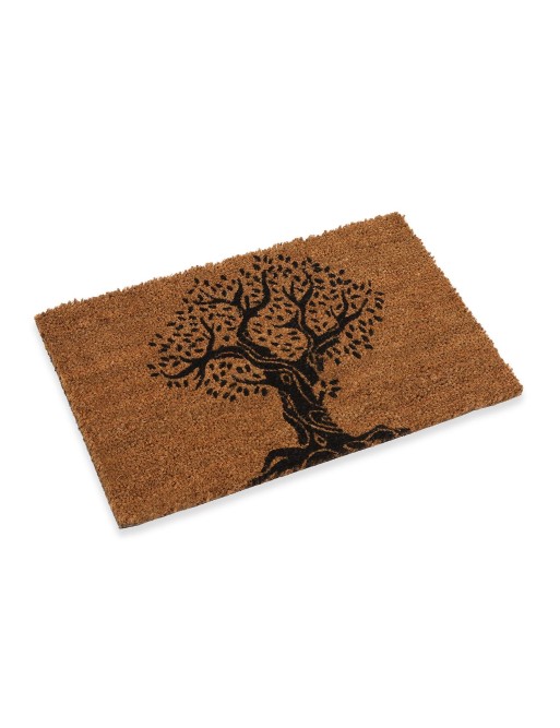 FELPUDO DE ENTRADA MODELO ARBOL DE LA VIDA BLACK