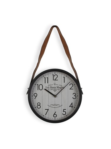 LES DEUX WALL CLOCK MODEL OF 35 CM