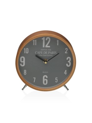 HORLOGE DE TABLE VERTE MODÈLE CAFÉ DE PARIS DE 18,5 CM